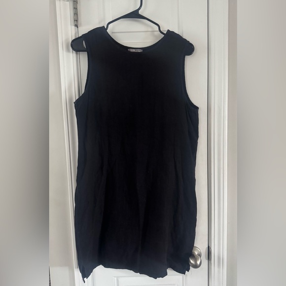 Russ Berens Dresses & Skirts - RUSS BERENS Vintage Black Linen Sleeveless Dress | Women’s Size Large